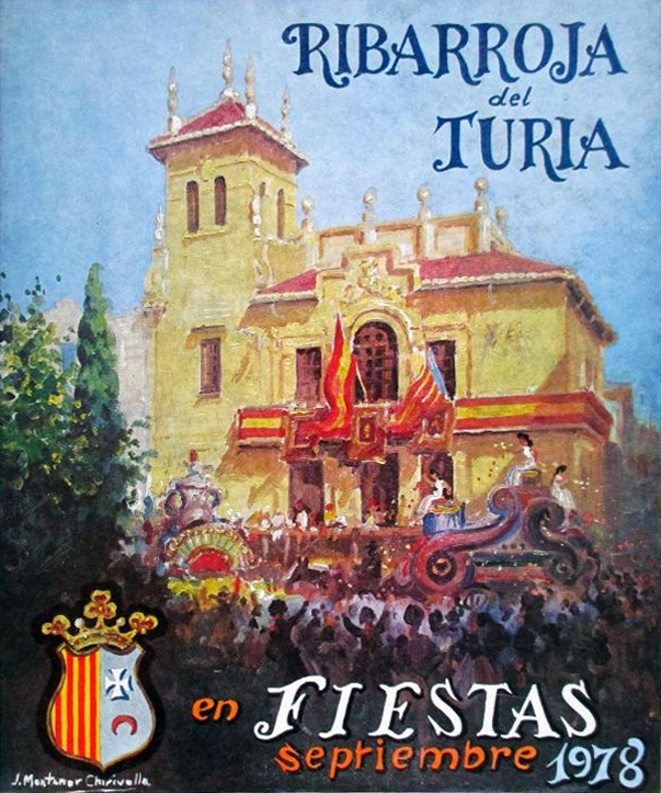 Fiestas patronales en honor del Santísimo Cristo de los Afligidos 1978 Riba-roja de Túria / Ribarroja del Turia